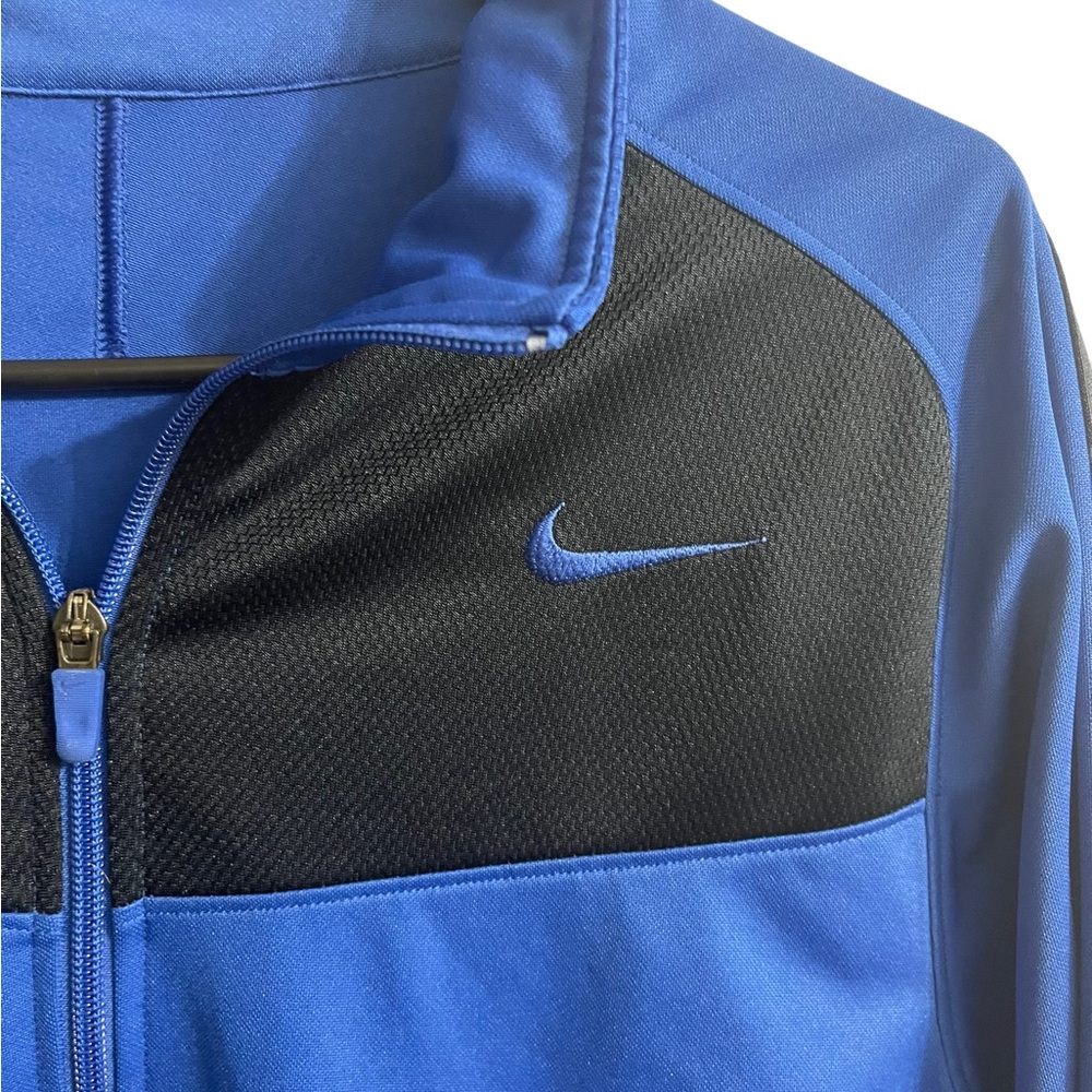Men’s Nike Full Zip Up Blue Black Jacket Small - Picture 2 of 5